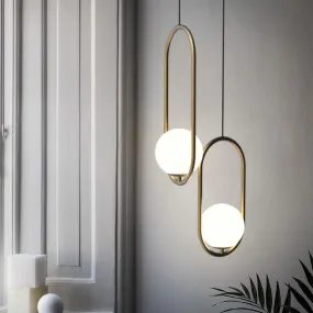 Insuppar Oval Ring Ball Pendant Lamp