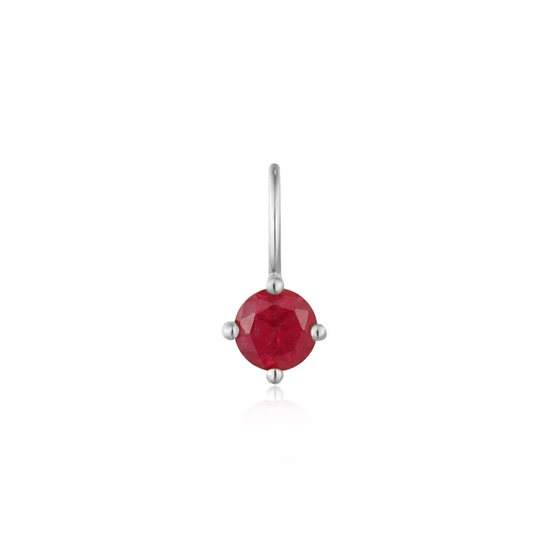 JULY  |  Ruby Necklace Charm