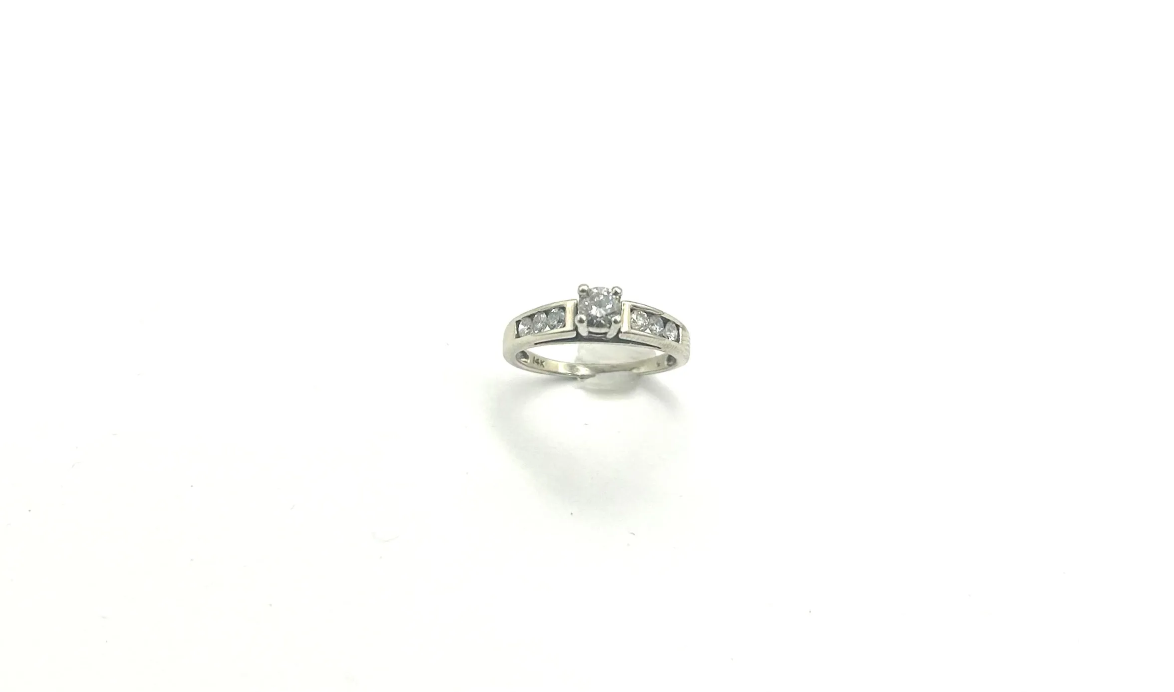 Ladies 1/2 CTW Diamond Cathedral Set Ring