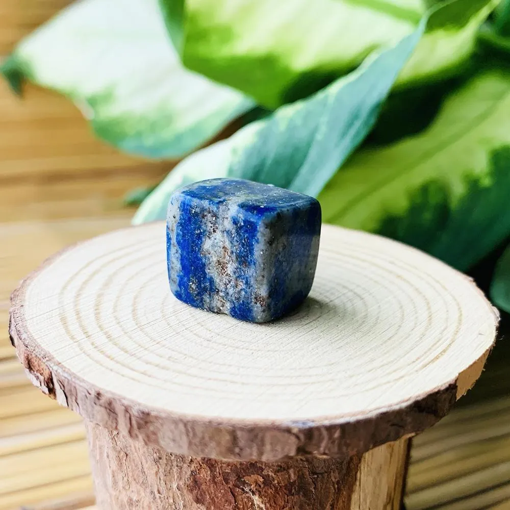 Lapis Lazuli Tumbled Cube