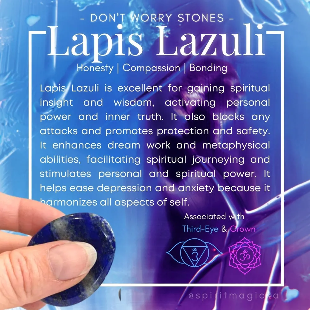 Lapis Lazuli Worry Stone