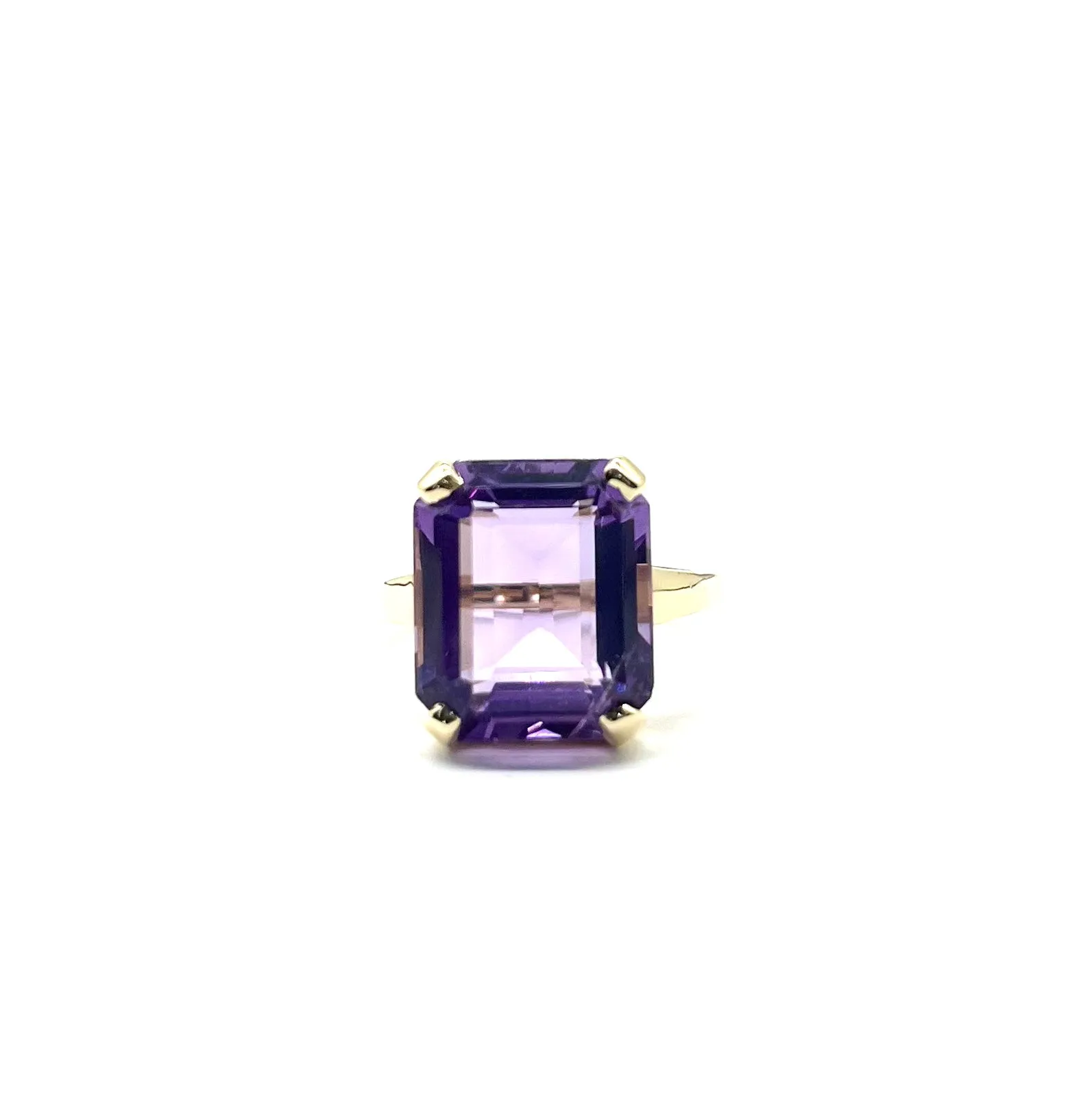 Large Amethyst Cathedral Ring