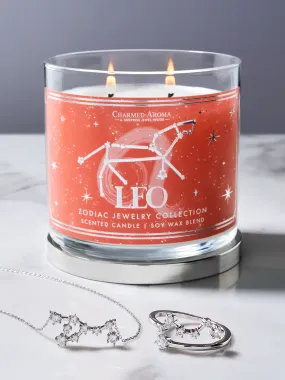 Leo Zodiac Candle - Leo Jewelry Collection