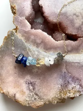 Libra  Zodiac Sign Crystal Necklace - September Birthday Gift - October  Birthday Gift - Zodiac Gift - Crystal Healing