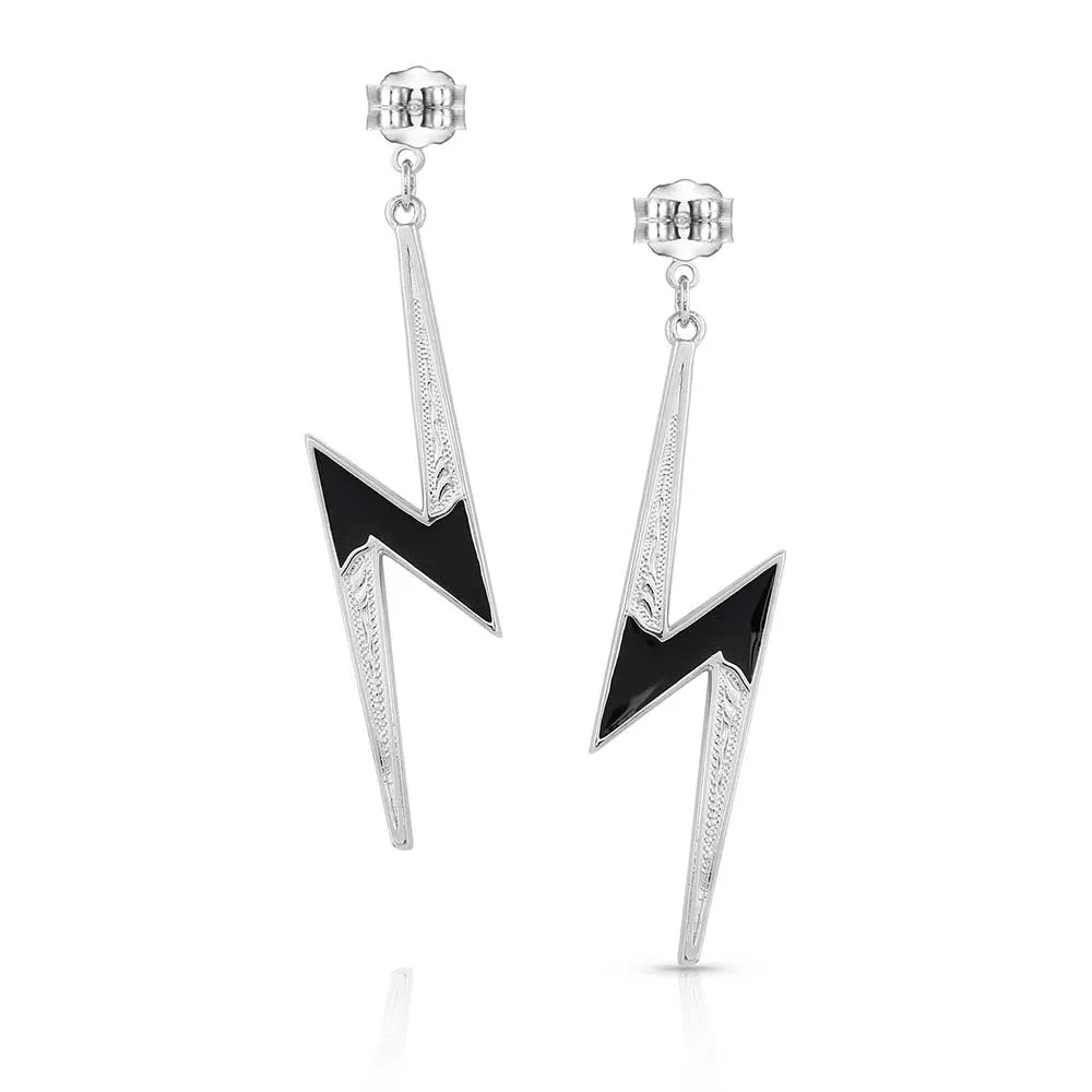 Lightning Bolt Earrings- Montana Silversmiths