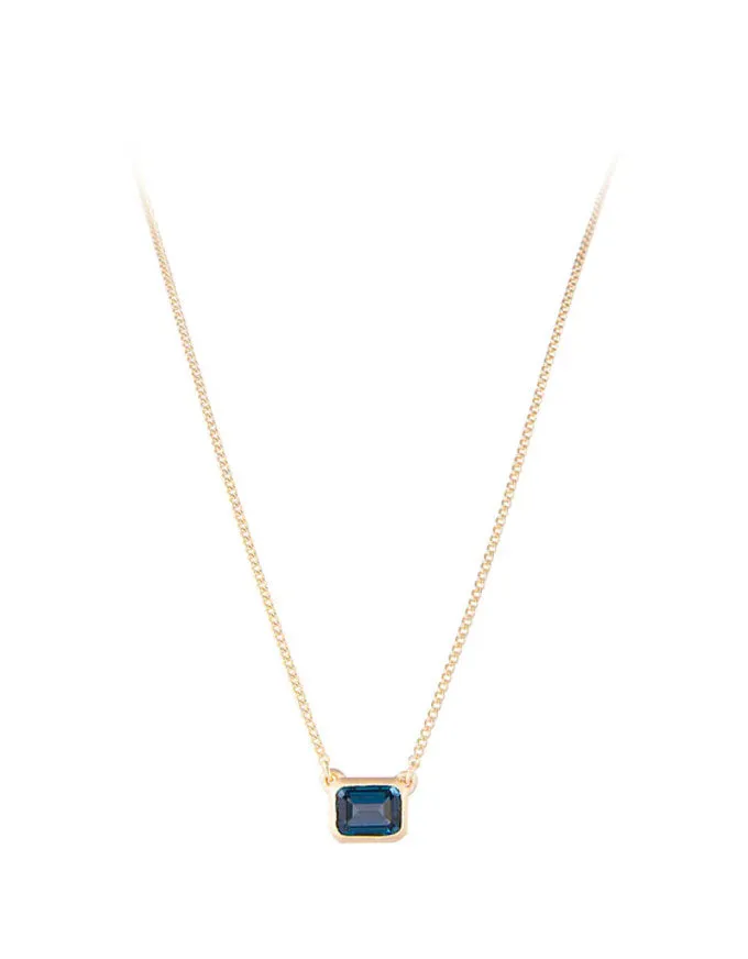 London Blue Topaz Deco Necklace