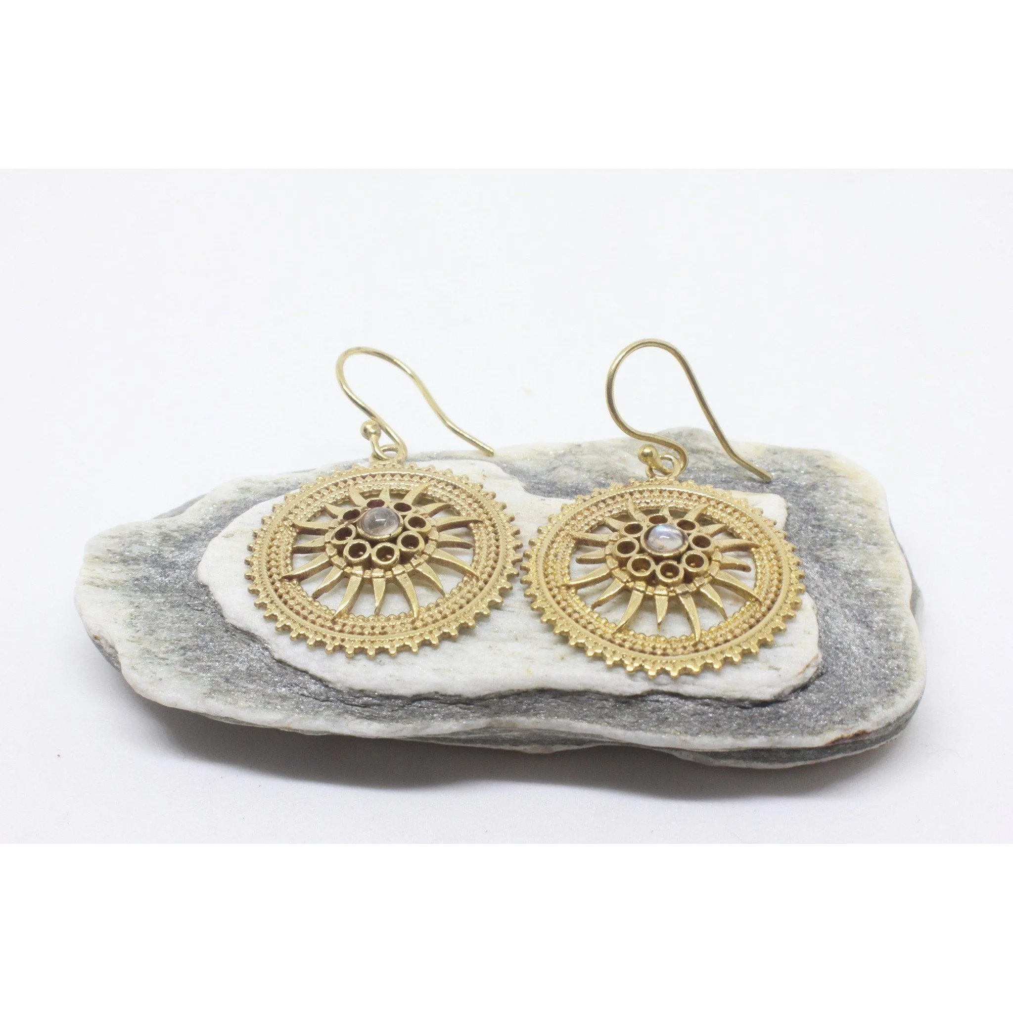 Maeve Brass Earrings