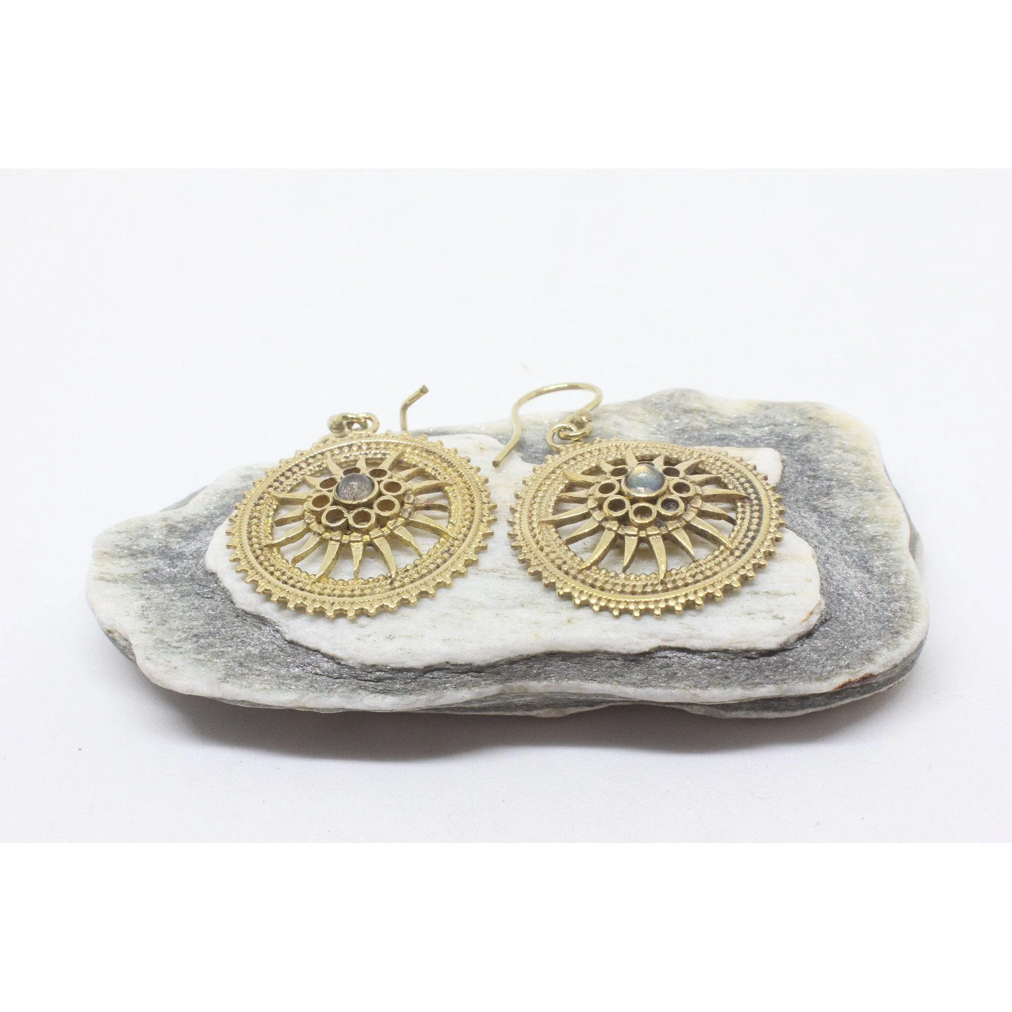 Maeve Brass Earrings