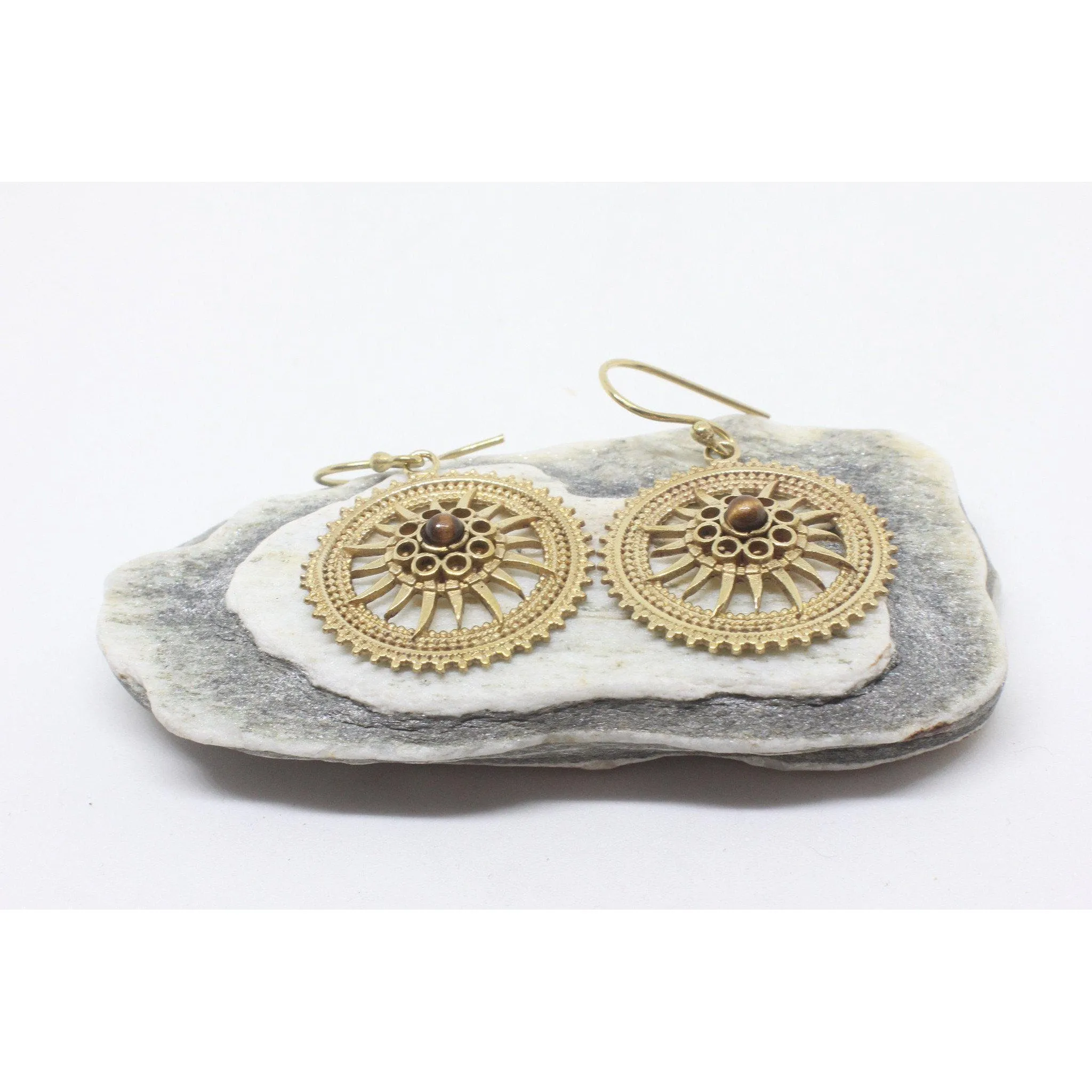 Maeve Brass Earrings