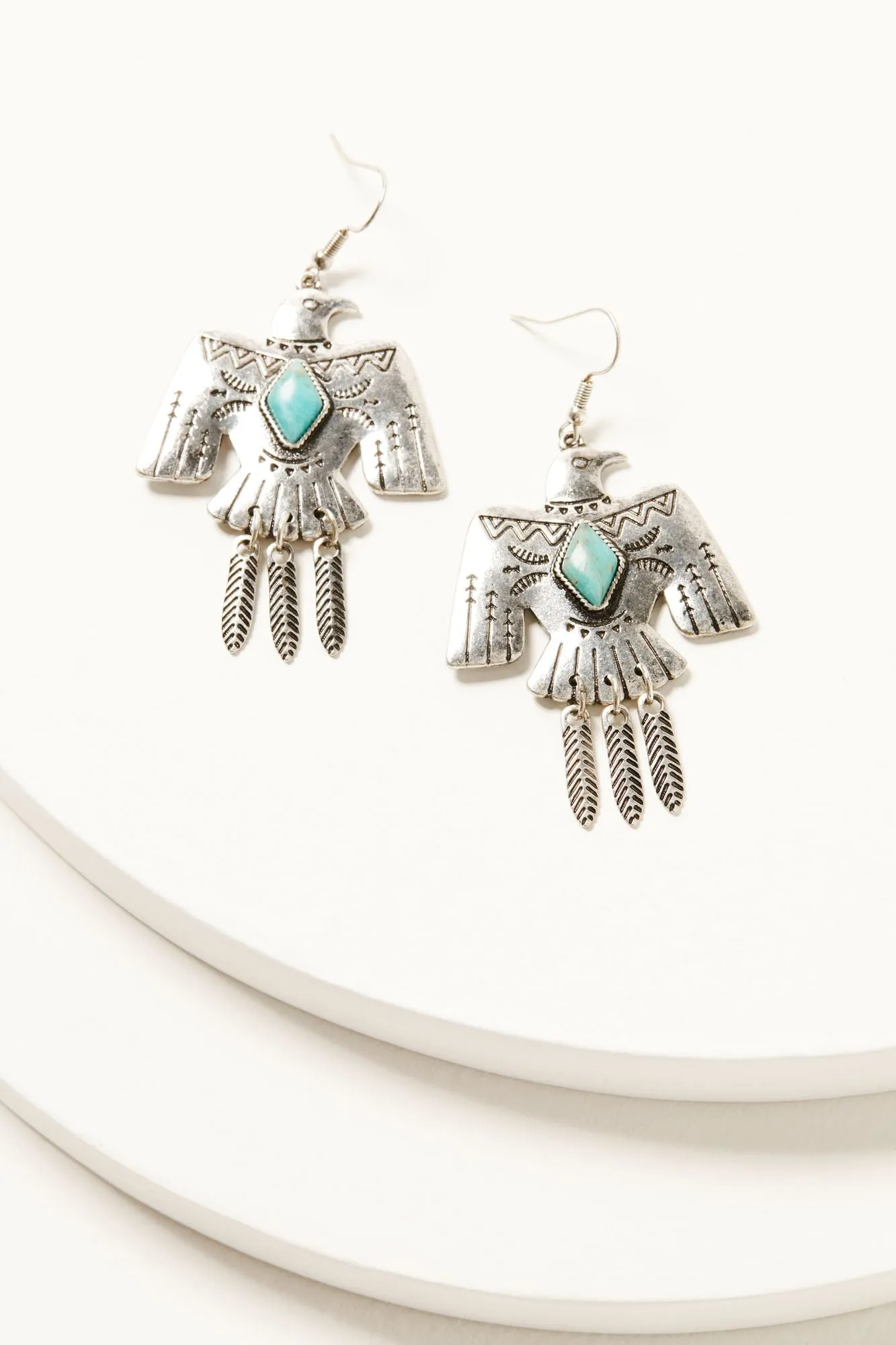 Maragot Antique Thunderbird Earrings