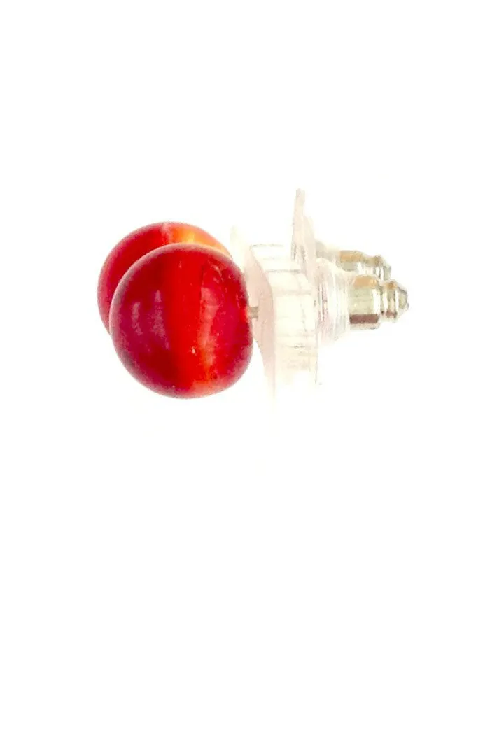 Mariposa Mini Glass Pendant -Red