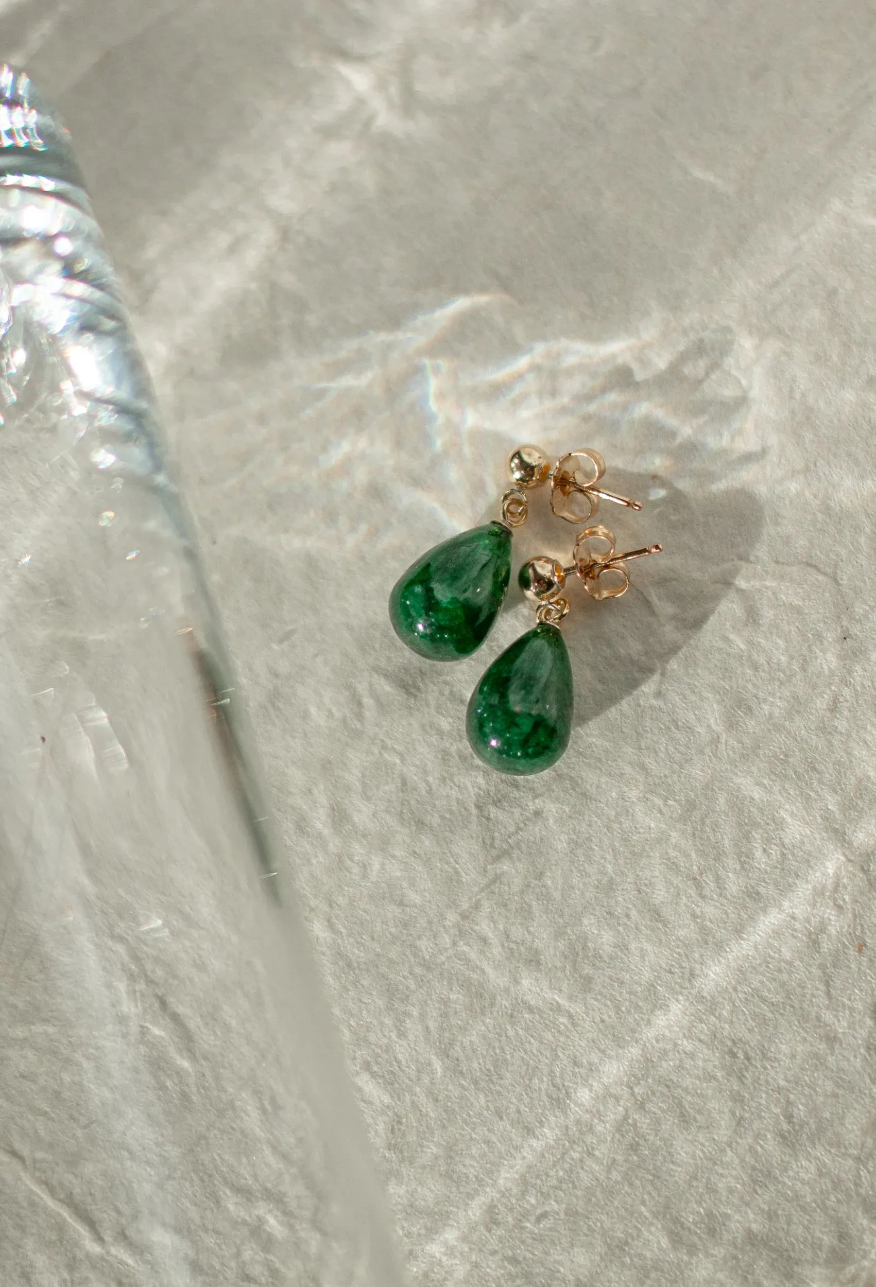 May Emerald Earrings