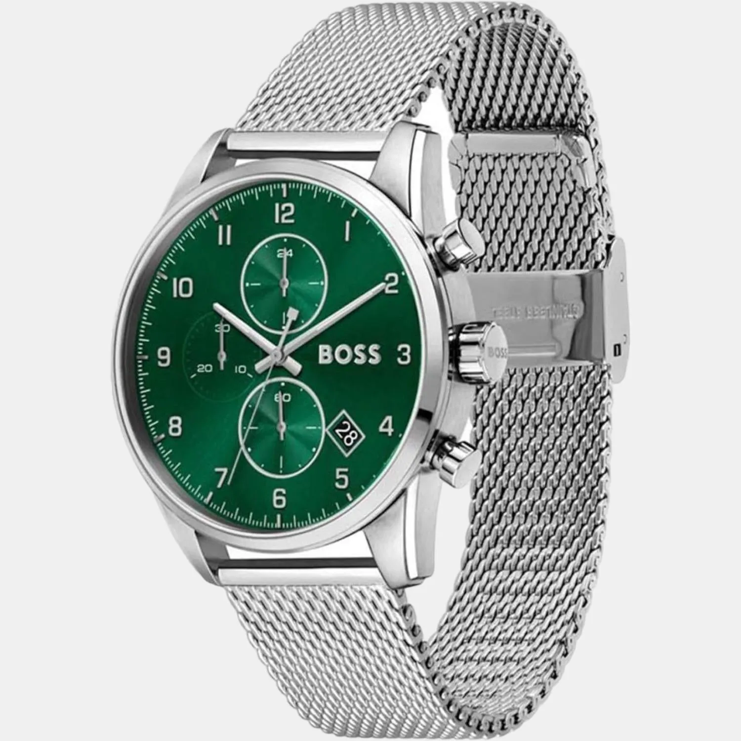 Men Green Analog Stainless Steel Watch 1513938