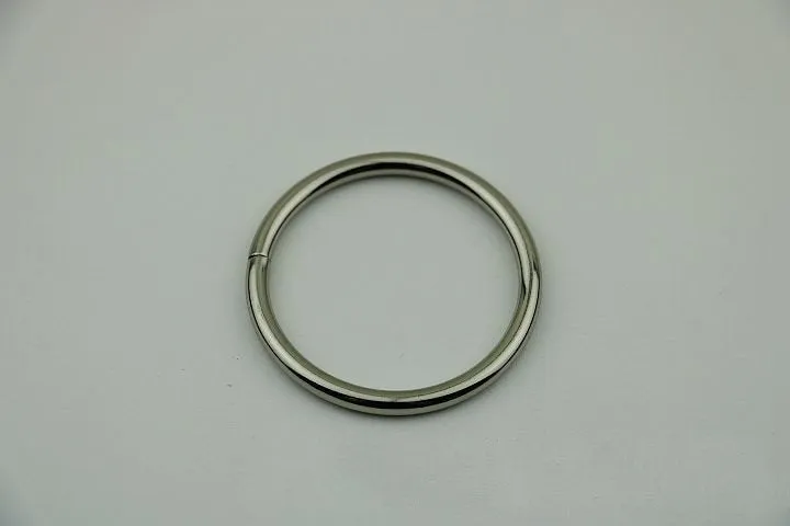 Metal Round O Ring Open Split Ring Hoop Loop Belt Buckle Dreamcatcher Macrame Gold Silver 50 100 125mm Thick Purse Handle Keyring Non Welded