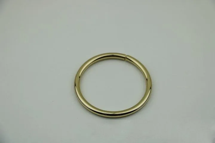 Metal Round O Ring Open Split Ring Hoop Loop Belt Buckle Dreamcatcher Macrame Gold Silver 50 100 125mm Thick Purse Handle Keyring Non Welded