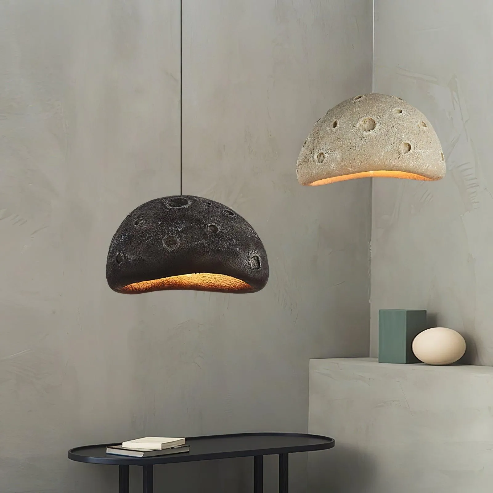 Meteorite Crater Pendant Lamp