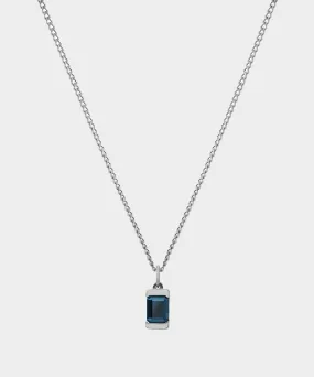 Miansai Valor Topaz Necklace in Sterling Silver