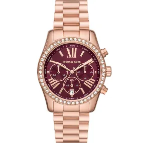 Michael Kors MK7275 Lexington Lux Rose Tone Womens Watch