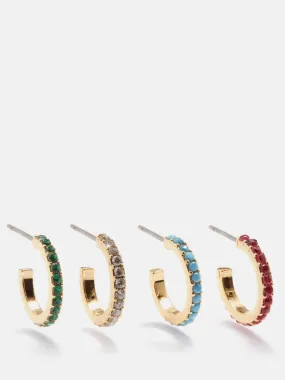 Mismatched earrings (set of 4)