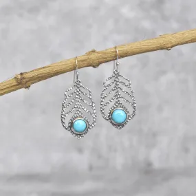 Mor Pankh - Turquoise Earrings