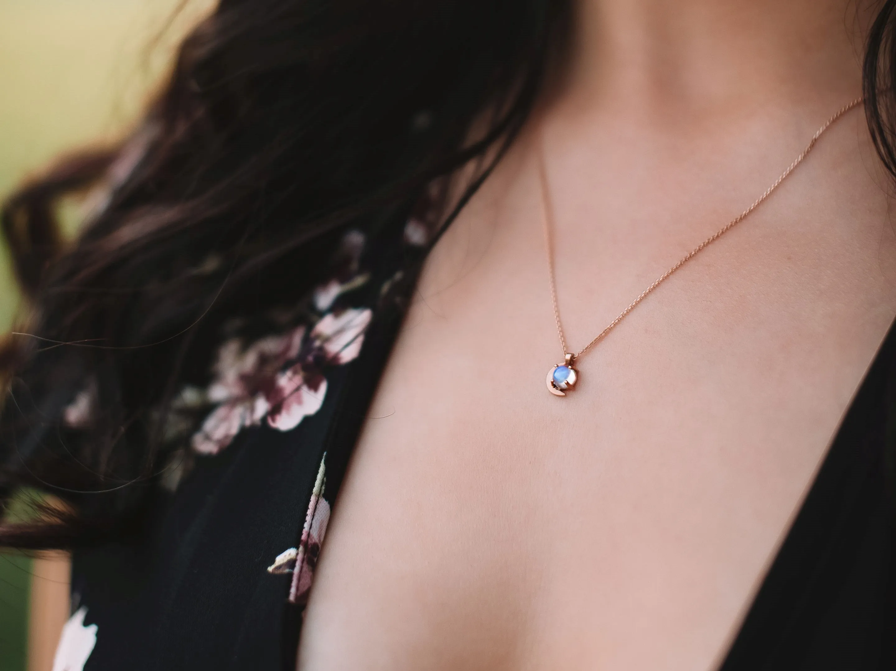 My Moon Moonstone Pendant