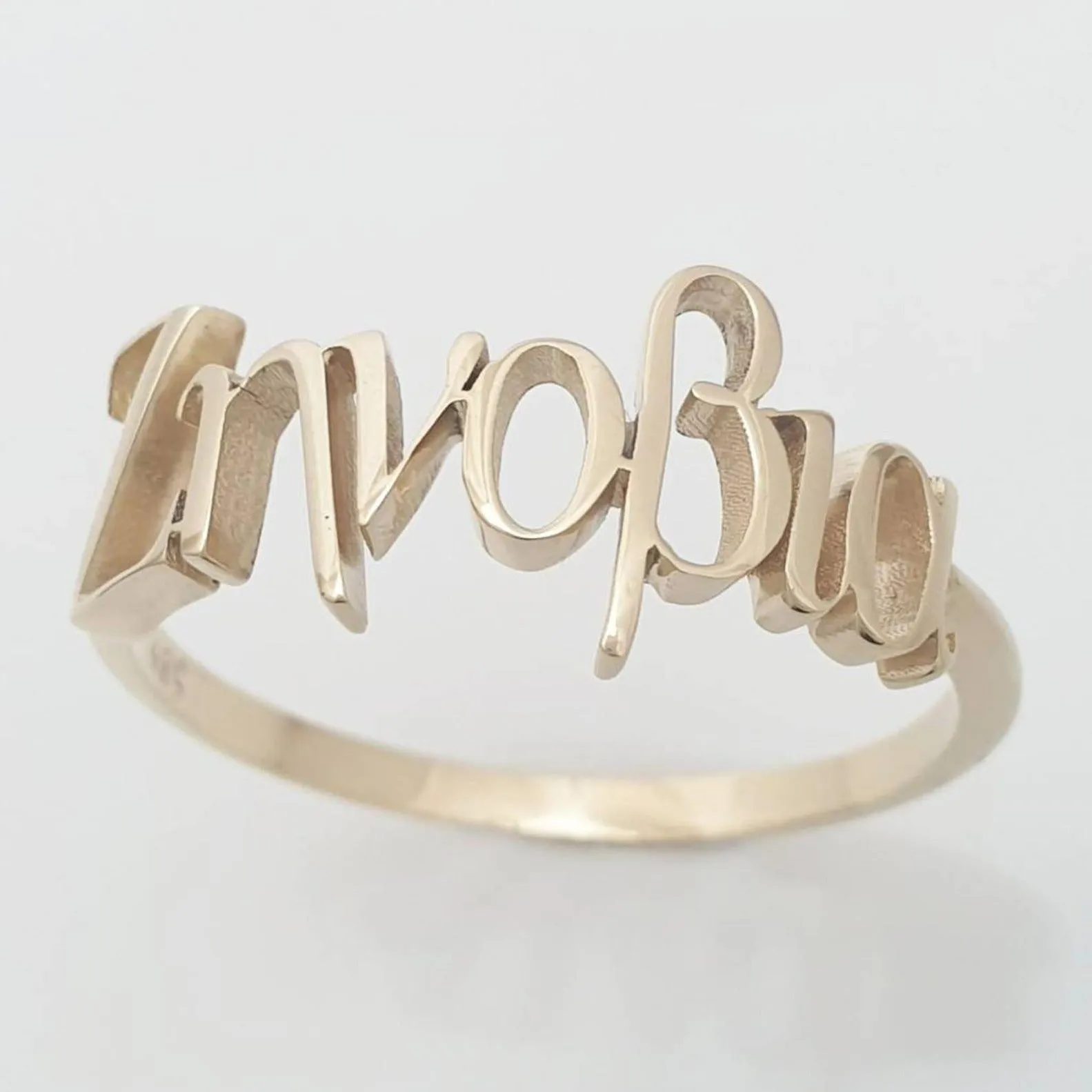 Name Ring Gold