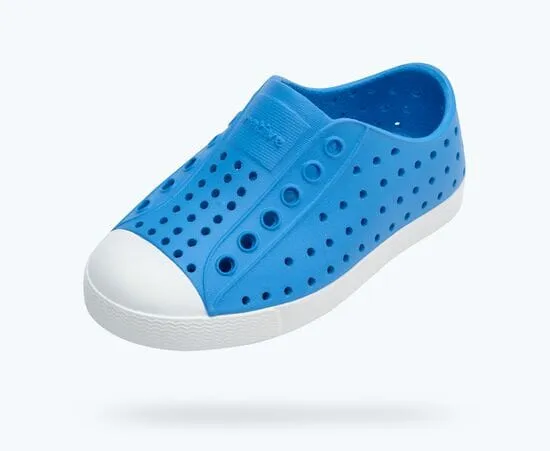 NATIVE Jefferson Child Shoes Resting Blue/Shell White