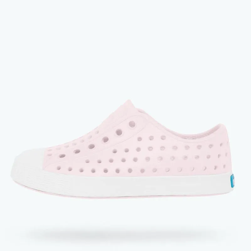 Native Shoes Milk Pink/Shell White Toddler/Children's Jefferson Shoe