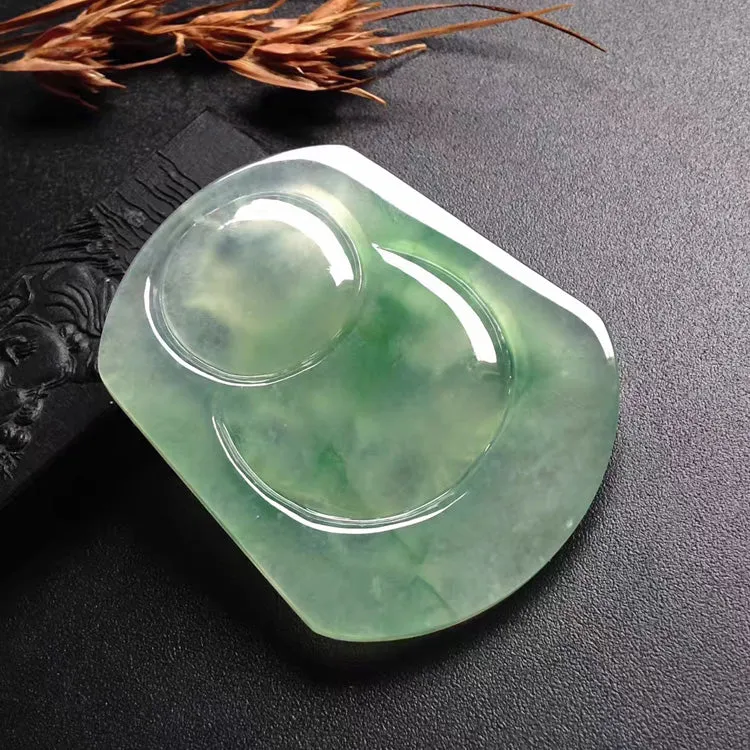 Natural Jade Pendant Jadeite Guan Yin Pendant PT315