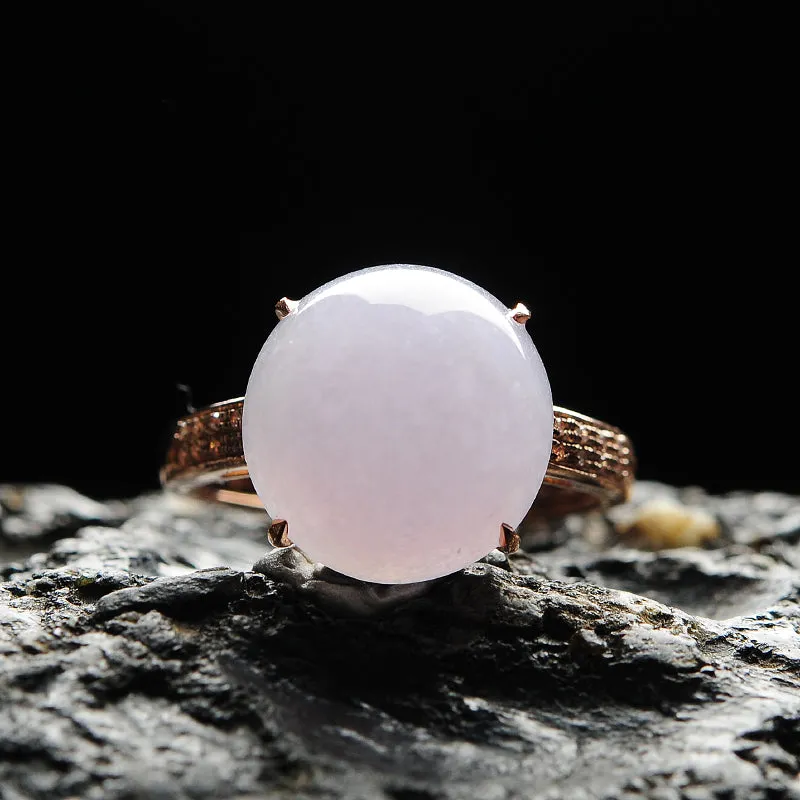 Natural Jade Ring Jadeite Gold Ring RG44