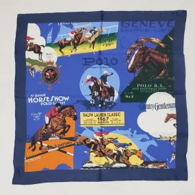 Nwt Polo Ralph Lauren Collage Scarf