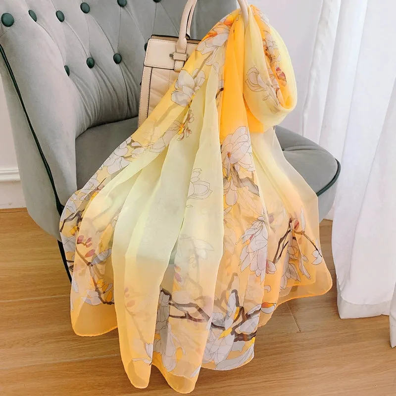 Oversized Silk Scarf for Women