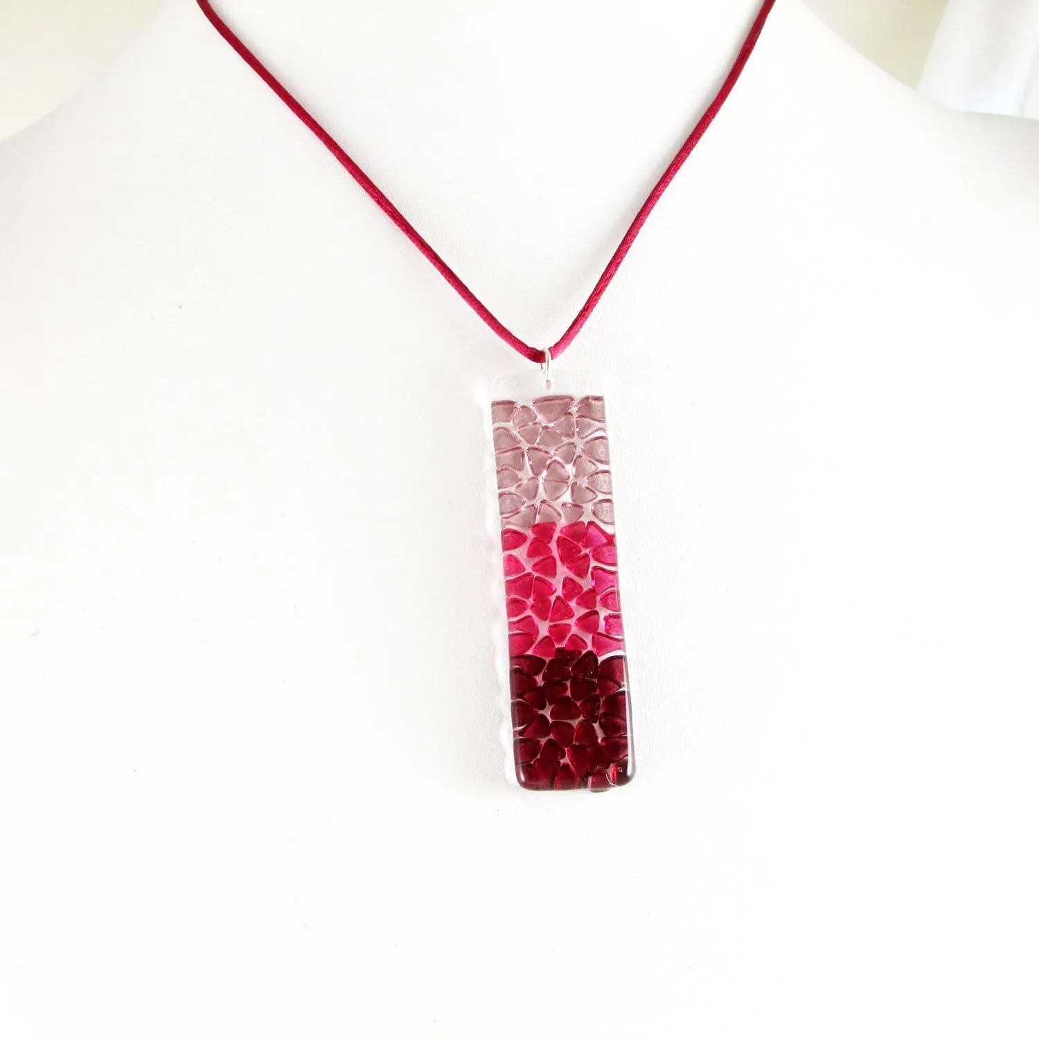 Picado Glass Pendant -Cherry