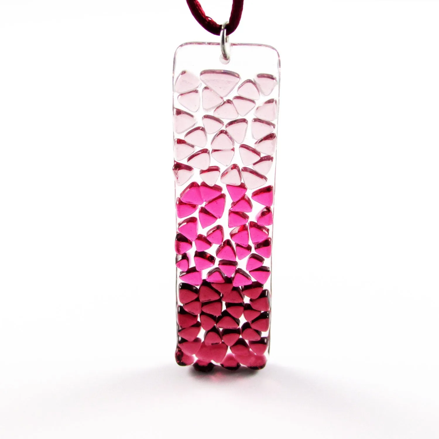 Picado Glass Pendant -Cherry