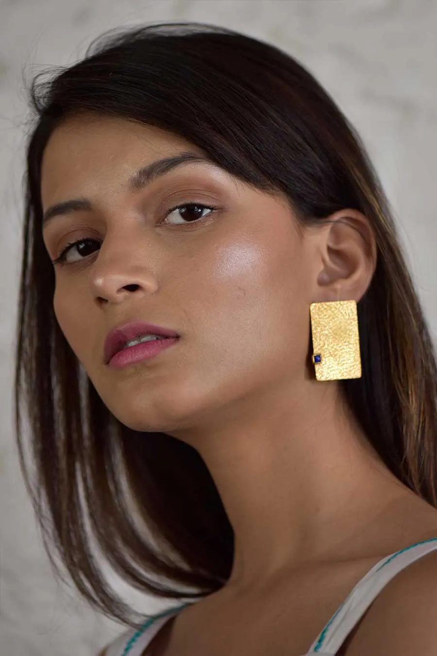 Platz Gold Plated Silver Earrings