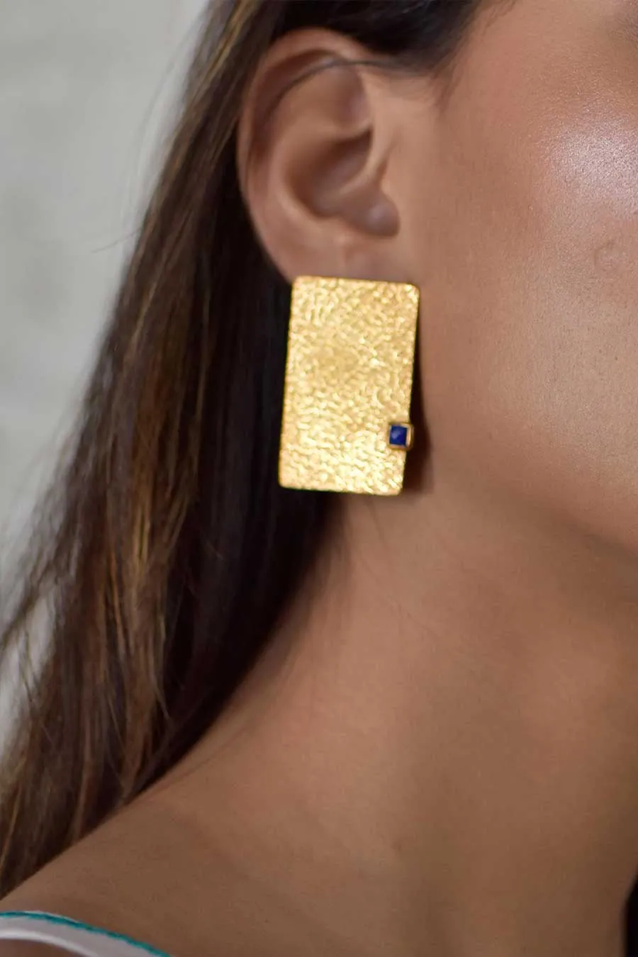 Platz Gold Plated Silver Earrings