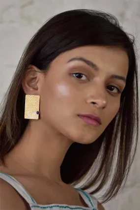 Platz Gold Plated Silver Earrings