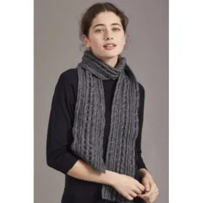 Possum Merino Cable Scarf - McDonald New Zealand