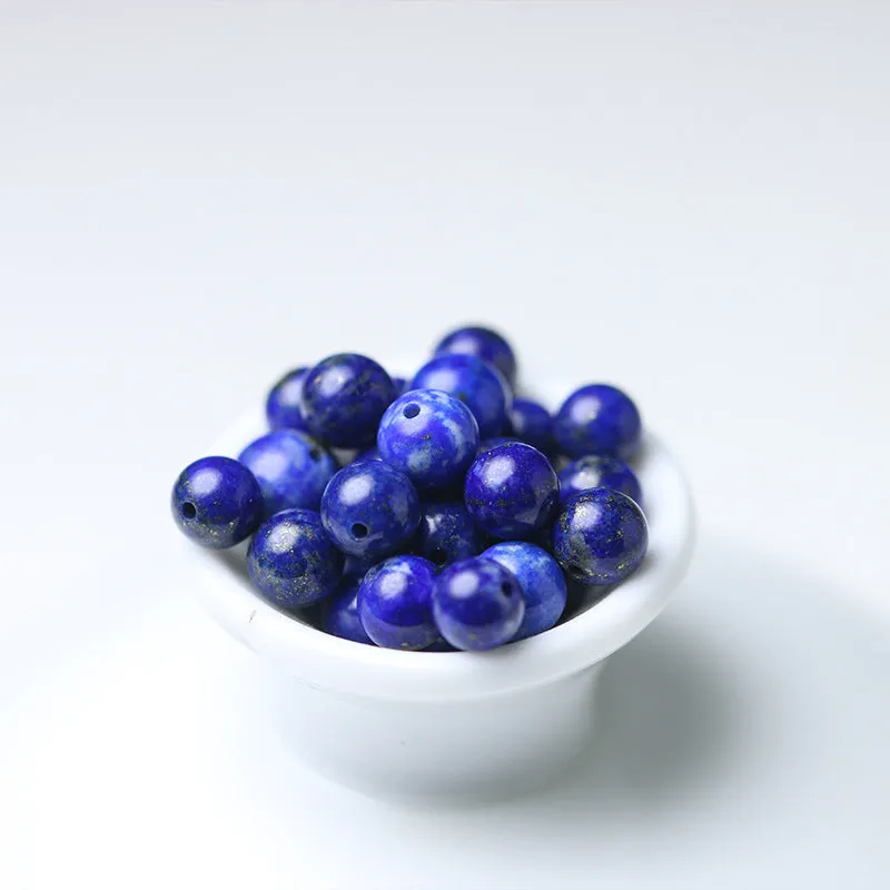 Pure Lapis Lazuli Loose Beads Afghanistan Lapis Lazuli Round