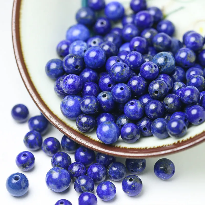 Pure Lapis Lazuli Loose Beads Afghanistan Lapis Lazuli Round