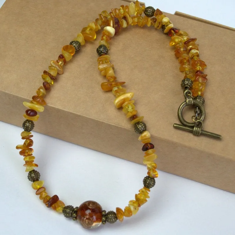 Real baltic amber Necklace natural polished Amber necklace for women adult jewelry genuine Baltic Amber statement jewelry boho necklace