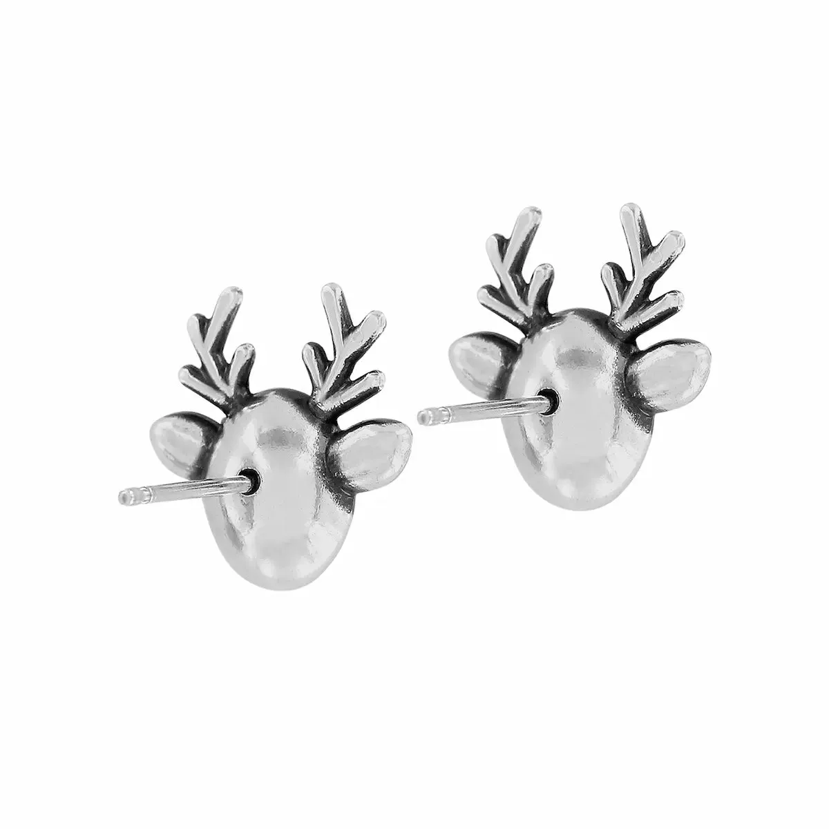 Reindeer Glitz Green Mini Post Earrings