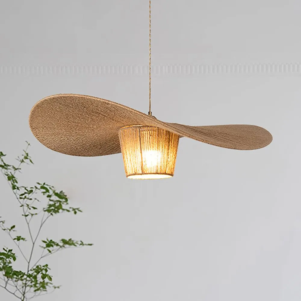 Rustic Hat Pendant Lamp