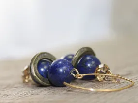 SariBlue® Lapis Lazuli Statement Earrings