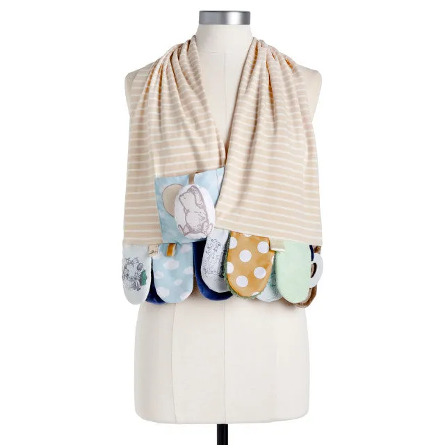 Scarf Mommy & Me Activity Scarf Tan/Blue 5004850073