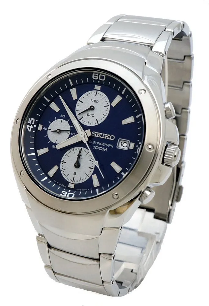 Seiko Chronograph Quartz Analog Men's Watch SND777P1