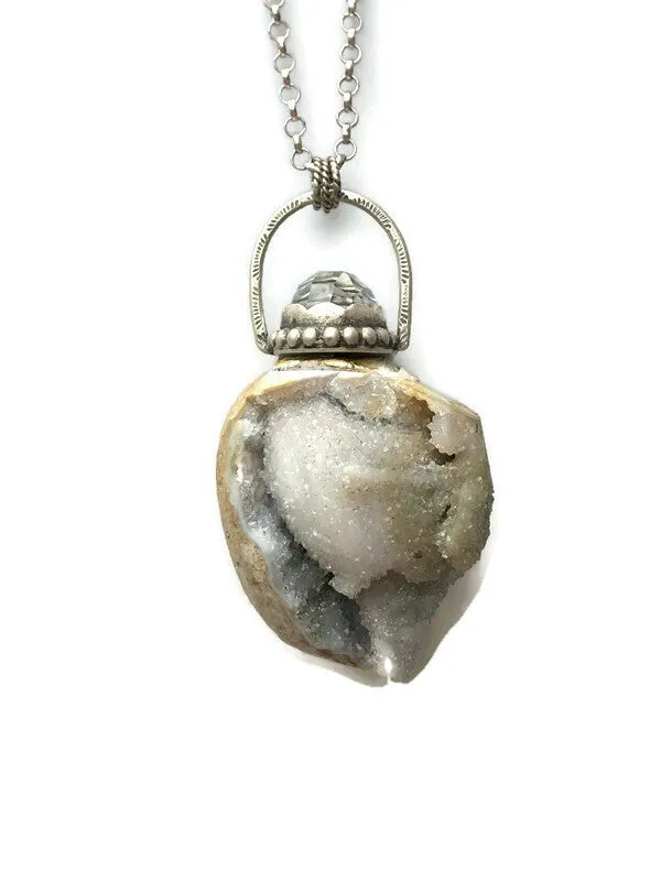 Shell Druzy Goddess Necklace - Large