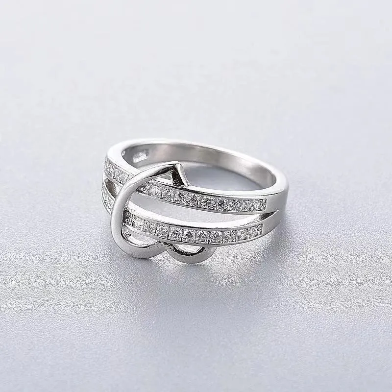 Simple Heart Shaped Ring in 925 Sterling Silver