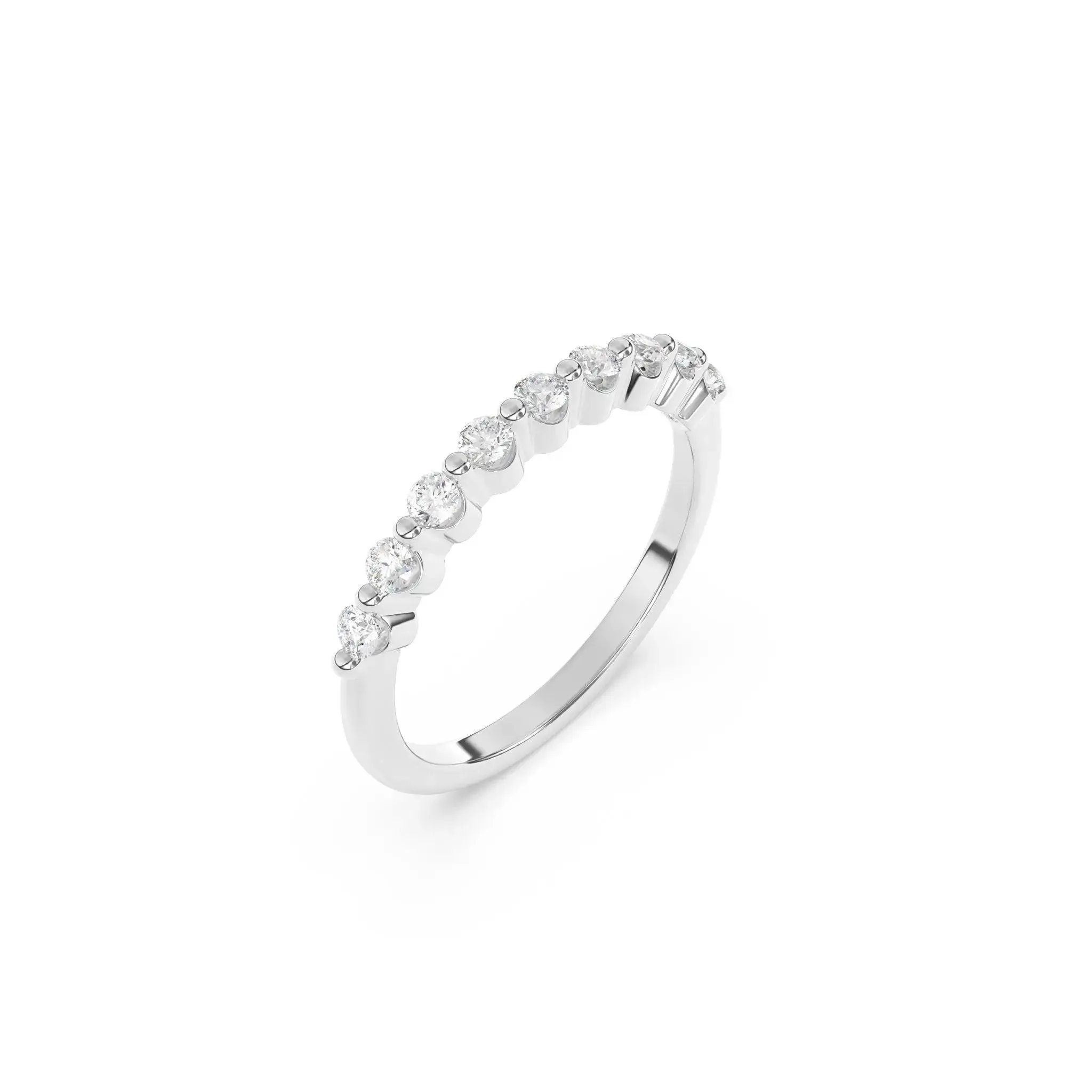 Single Prong Diamond Ring