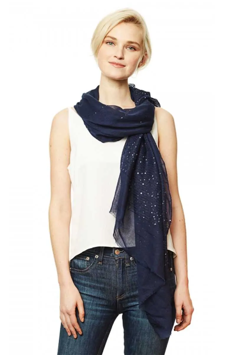 Solid Lurex Scarf